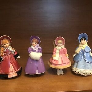 Set of “Little Women” figurines, by Madame Alexander for Hallmark